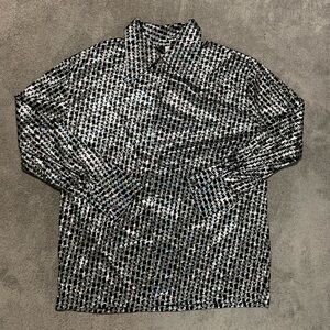 Forum Novelties Gaudy Long Sleeve Shirt Mens XXL Gaudy Costume Mardi Gras